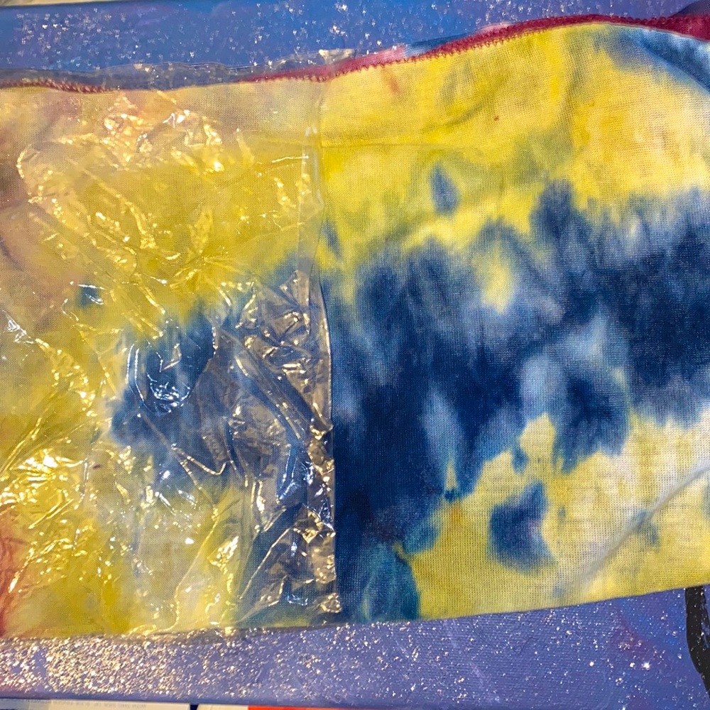 Tie dye head wrap/scarf
